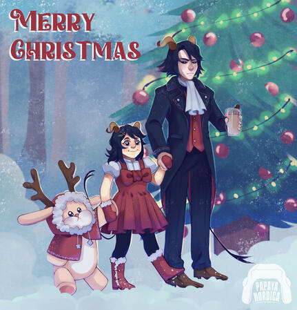 Christmas oc drawing